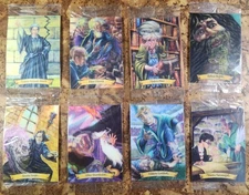 2004 HARRY POTTER LENTICULAR CHOCOLATE FROG CARDs 8 Sealed NEW