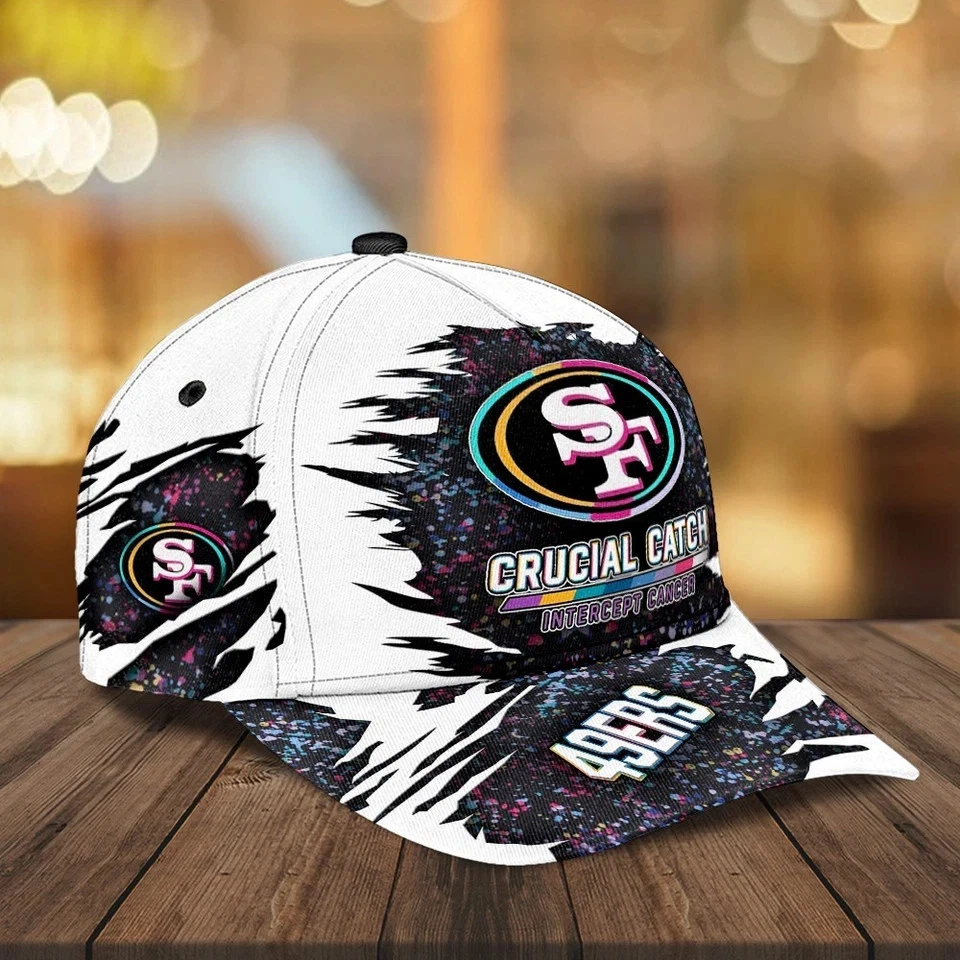 49ers x Crucial Catch Intercept Cancer Classic Cap