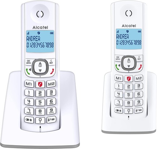 Telefon bezprzewodowy Alcatel F530 z identyfikatorem dzwoniącego | towar B - Zdjęcie 1 z 8