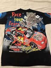 Large 1997 Jeff Gordon Jurassic Park AOP T-Shirt