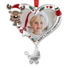 Baby's First Christmas Ornament 2025   My First Christmas Baby Girl Boy Xmas ...