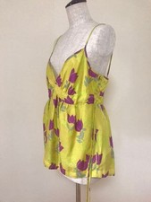 Johnny Was Floral Camisole Size S - Pre-Owned with Stains
