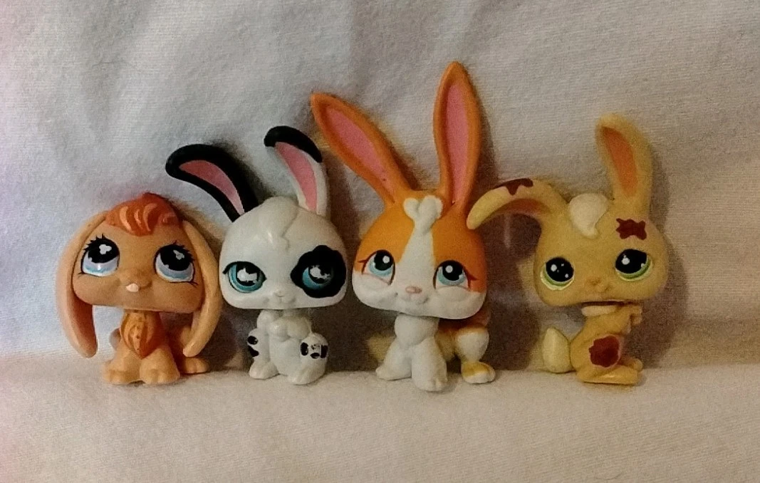 Figurine Littlest Pet Shop Lapin Fille - Occasion, Jouet Enfant