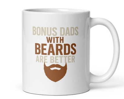 Bonus Dad Mug Funny Stepdad Gift Coffee Cup Family Gift Idea Humor 11oz 15oz