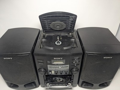 Sony CFD Z110 Boombox Radio CD Cassette Player Portable Am/fm for