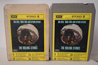 8 TRACK TAPE - THE ROLLING STONES - BIG HITS HIGH TIDE GREEN - 8 TRACK CARTRIDGE