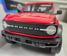 2021 Ford Bronco Badlands Red Special Edition 1:18 Diecast Model Open Top NoDoor