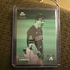 2025 Topps Black & White - CORBIN CARROLL - SP Base Card GREEN Parallel /99🔥