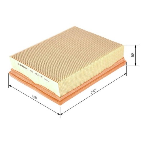 Luftfilter Bosch 1457433771 FüR Gmc Opel Vauxhall Chevrolet-image