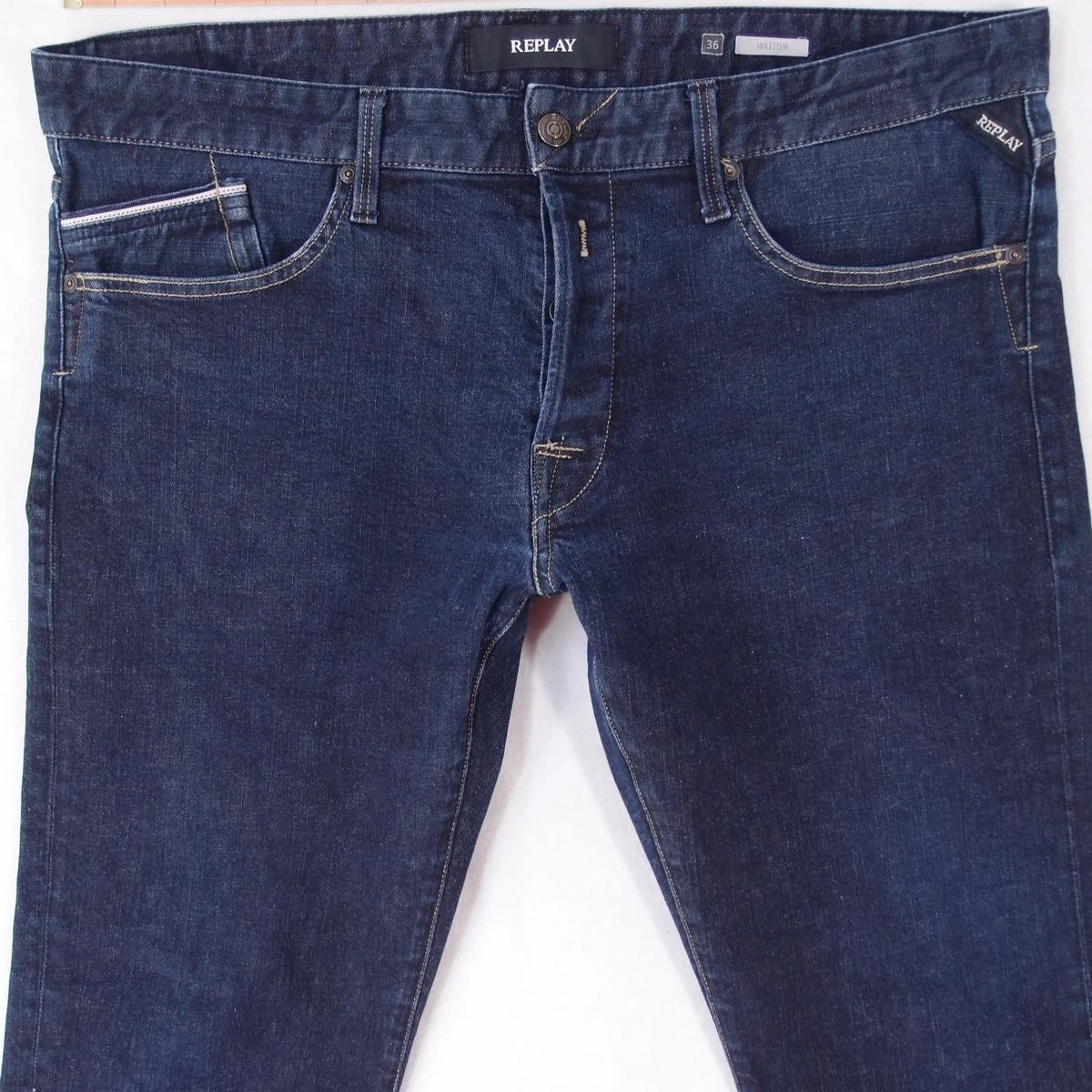 Replay Waitom Jeans for Men Blue for sale | eBay