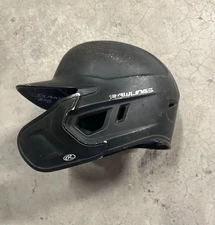 Rawlings MACHEXT-SR-RevA Black Batting Helmet Size 6 3/8 - 7  1/8
