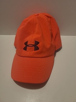 Under Armour Orange Unisex Adult Baseball Hat 