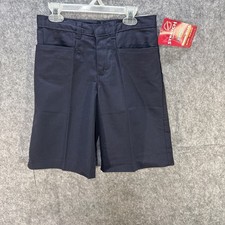 Dickies Boys/Girl's School Bermuda Shorts Size 4 Navy Stretch Uniform KR316DN