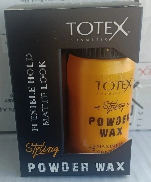 3 x Totex Hair Mattifying Powder Wax | Volumizing Strong Hold Matte Effect | 20g
