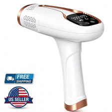 Permanent Laser Hair Removal IPL Device Painless LCD for Women Men Body/Face.
