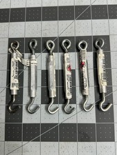 6-pack lot National Hardware N221-846 Zinc Hook  Eye Turnbuckle 3/16 x 5.5"