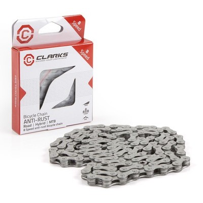 Clarks 8 Gang Fahrrad Kette Rostschutz für MTB Hybrid Rennrad alle gängigen Schaltsysteme