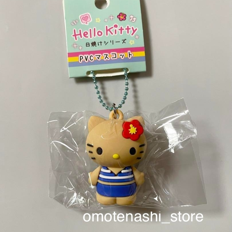Sanrio Hello Kitty Sunburn Swimsuit Figure Keychain