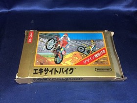Excite Bike Famicom Game Used, includes basic functionality, tested