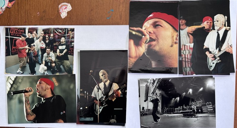 Rare Pics of Limp Bizkit KROCK Radio Show DFP 4 June 2000 Original Prints