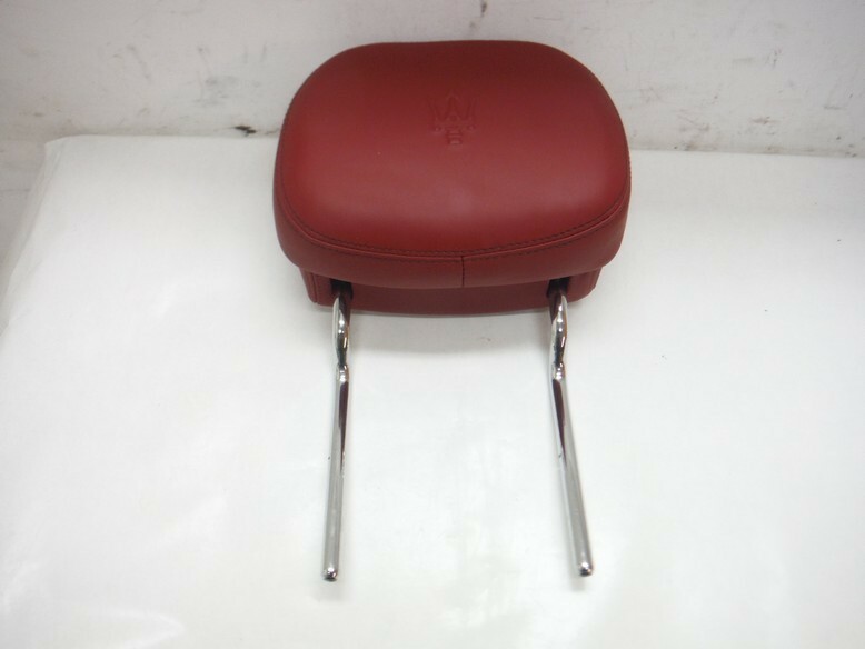 2014-2019 MASERATI GHIBLI RIGHT FRONT SEAT HEADREST OEM 673001844 RED LEATHER