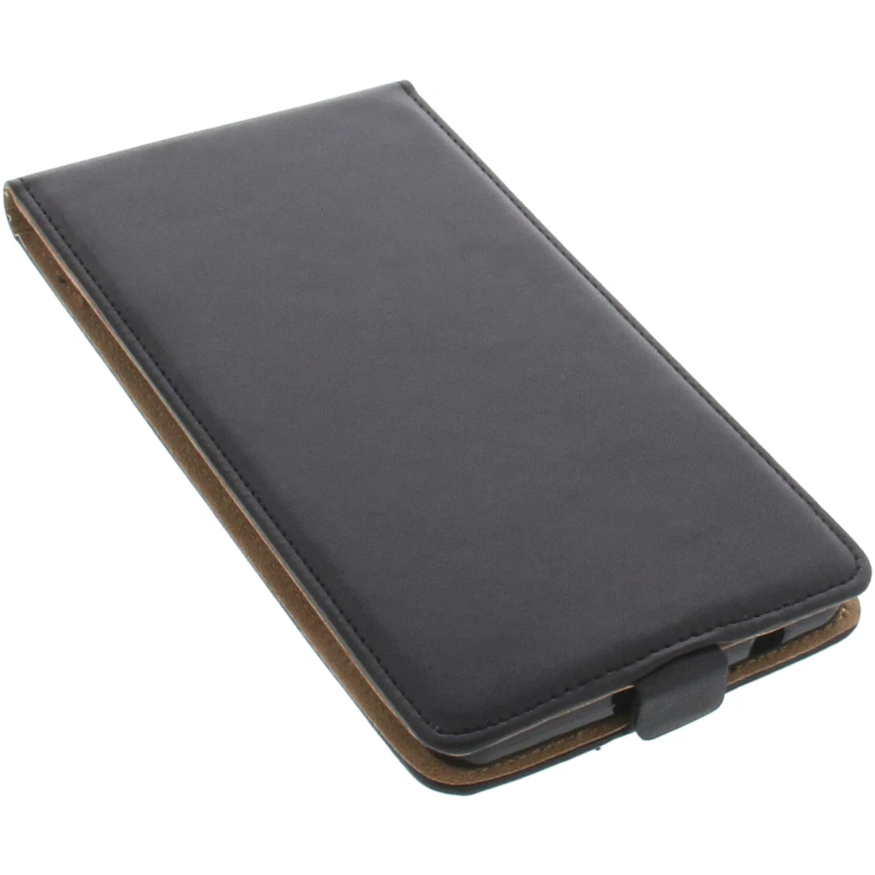 Custodia per Bluboo Maya Max Custodia Cellulare Modello Flip Custodia Nera - Immagine 2 di 4