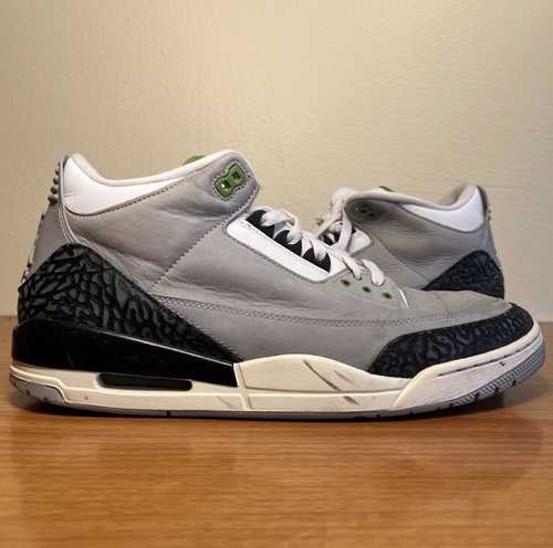 Nike Air Jordan 3 III Retro Chlorophyll 