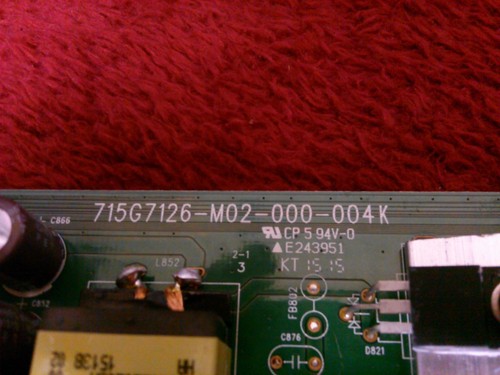 Vizio E55-C1 Mainboard XFCB02K005040X,715G7126-M01-000-004K mit Scr & Portabdeckungen - Bild 3 von 4