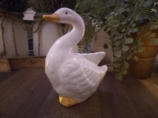 VTG Miniature Takahashi San Francisco Ceramic Goose Vintage Japan Figurine EVC