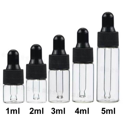 Wholesale 1ml-5ml Glass Dropper Bottle for Essential Oil Refillable Container - Picture 11 of 15