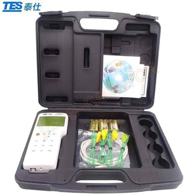 NEW TES-1384 TES1384 Datalogger 4 Input Thermometer (by DHL or Fedex ) #T8