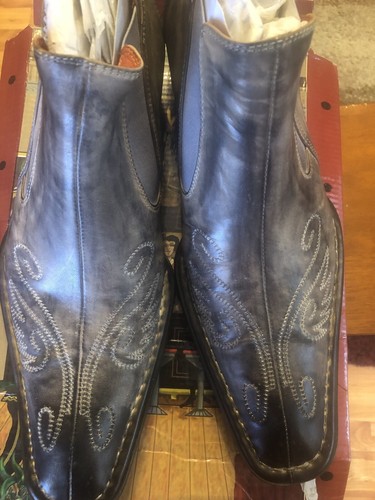 Men Dress/Casual Grey Boot - Picture 4 of 5