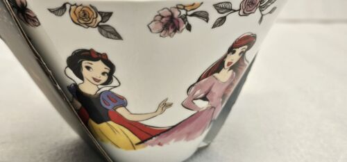 Disney Princess Ramen Noodle Bowl + Chopsticks Cinderella Snow White Ariel Tiana - Picture 3 of 13