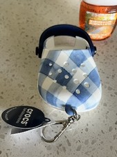Bath  Body Works Gingham Crocs PocketBac Sanitizer Holder LIMITED EDITION