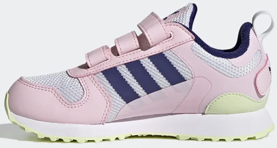 SCARPE BAMBINO/BAMBINA ADIDAS ZX 700 HD - GY3747 col.rosa/viola/grigio - Immagine 2 di 4