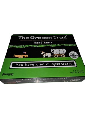 The Oregon Trail Card Game Pressman 2016 Checked Complete