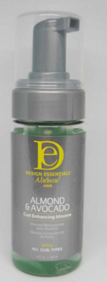 Design Essentials Natural Hair Almond & Avocado Curl Enhancing Mousse 4oz