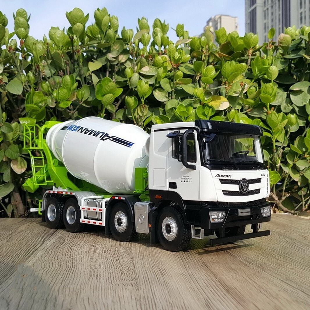 1/24 Scale Auman GTL Concrete Mixer Truck Diecast Car Model Toy