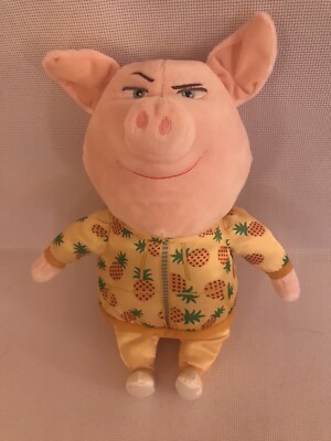 Sing 2 Gunter das Schwein weiches Plüschtier 13 Zoll