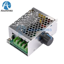 AC 220V to DC 10-210V 20A PWM Motor Speed Controller Governor Voltage Regulator 