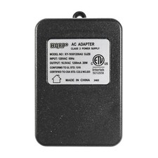 120V to 16.5V AC 20VA Black Transformer for SimpliSafe Nest Hello ADT Zenith RCA