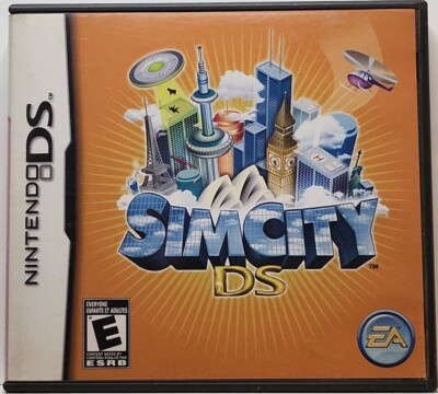 Sim City DS (Nintendo DS, 2007) Tested Works Manual CIB FREE SHIPPING   
