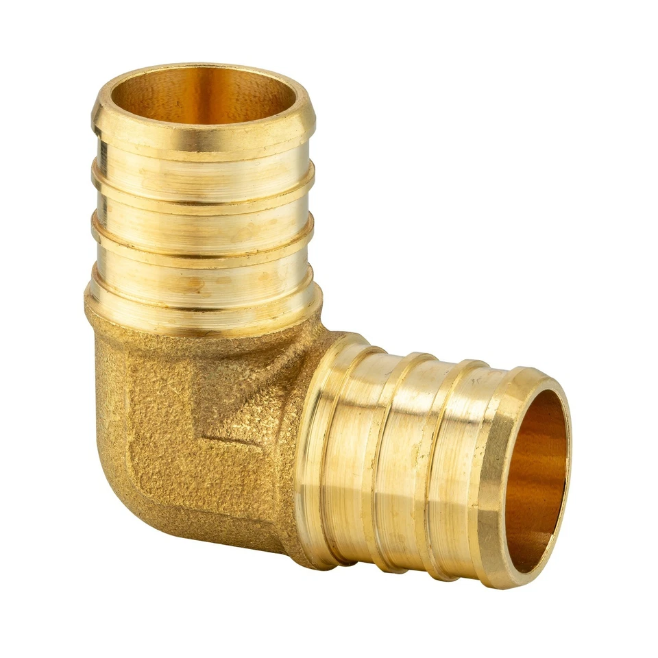 EFIELD 30PCS 3/4" PEX Crimp Brass Fittings Elbow, Coupling, Tee(10/Each),No Lead - Image 4 of 4
