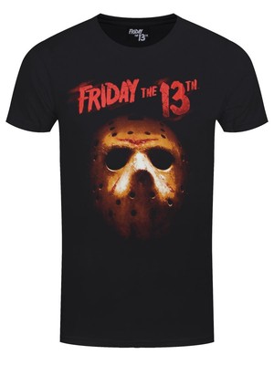 Friday the 13th Mask schwarzes Herren-T-Shirt