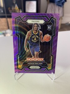 2023-24 Panini Prizm Monopoly Jarace Walker RC Purple Wave Prizm #36 Pacers