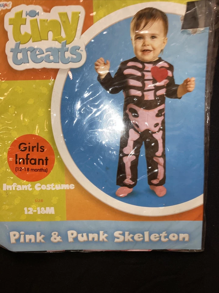 pequeñas golosinas bebés niñas rosa y punk esqueleto Foto 2 de 3