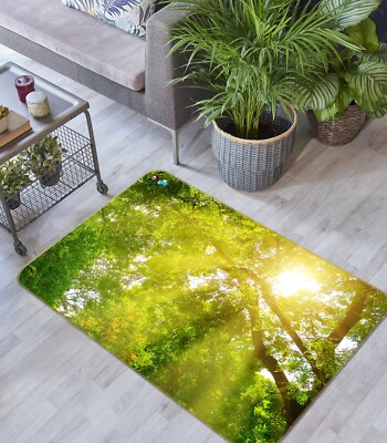 3D Sunshine Meadow NBC84 Game Rug Mat Elegant Photo Carpet Mat Eve 2023