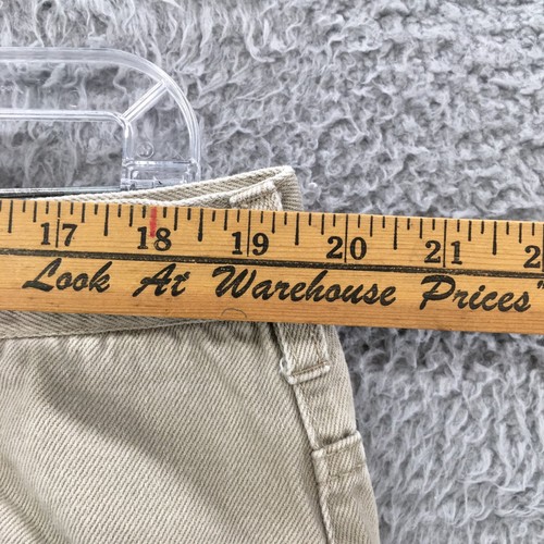 Cabela Straight Jeans Mens 42x32 (Actual 39x29.5) Beige High Rise Zip Fly Casual - Picture 5 of 16