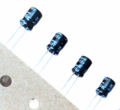 START Industrial Capacitors Nippon Chemi-Con 16V 2200uF Capacitor - 10 Pack - Perfect For Replacing 10V Or 6.3V Caps Electrolytic Capacitors START Industrial Capacitors Nippon Chemi-Con 16V 2200uF Capacitor - 10 Pack - Perfect For Replacing 10V Or 6.3V Caps Electrolytic Capacitors