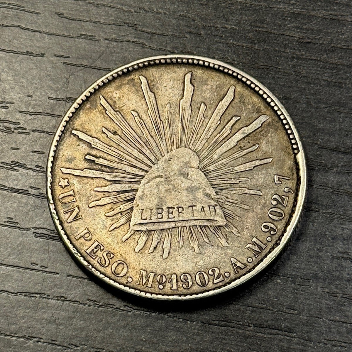 1898 メキシコ　1ペソ　R S 902.7 1898 メキシコ 1ペソ R S 902.7 - メルカリ